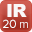 Illuminatore a infrarossi 20 m.